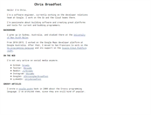 Tablet Screenshot of chrisbroadfoot.id.au